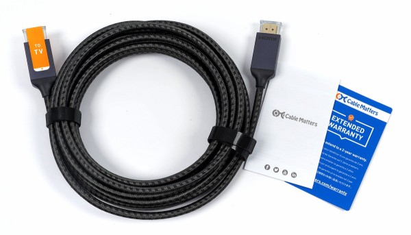 Cable Mattersの光ファイバーhdmi2 1ケーブルを試してみた Ps5やxbox Series X S用のhdmi2 1ケーブルはこれで決まり 自作とゲームと趣味の日々