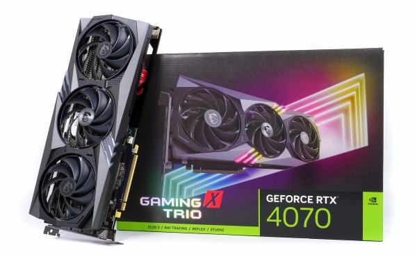 MSI GeForce RTX 4070 GAMING X TRIO 12G」をレビュー : 自作とゲーム