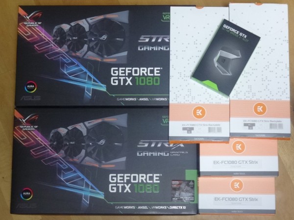 ASUS ROG STRIX GTX 1080 OCのSLIを本格水冷化 : 自作とゲームと