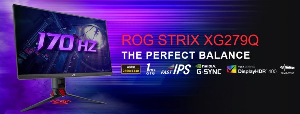 ASUS ROG Strix XG279Q」をレビュー。1msGTGとELMB Syncのコラボ