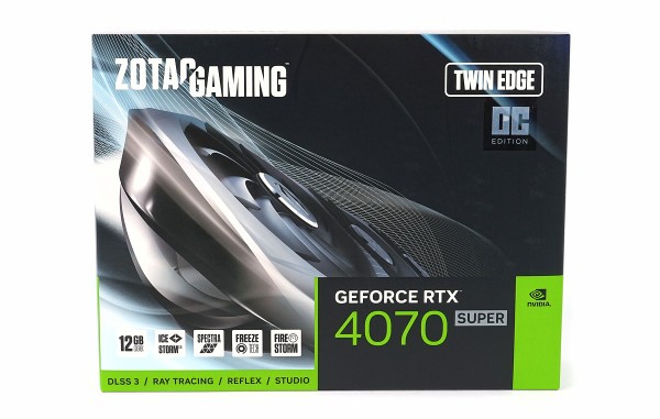 ZOTAC RTX 4070 SUPER Twin Edge OC」をレビュー。既存システム