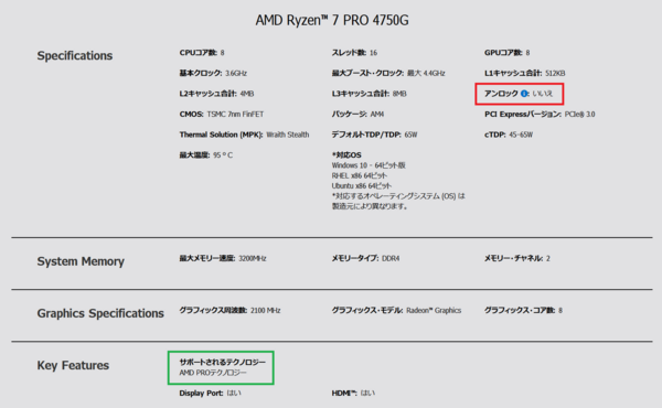 AMD Ryzen 7 PRO 4750G」をレビュー。Core i7 10700と徹底比較