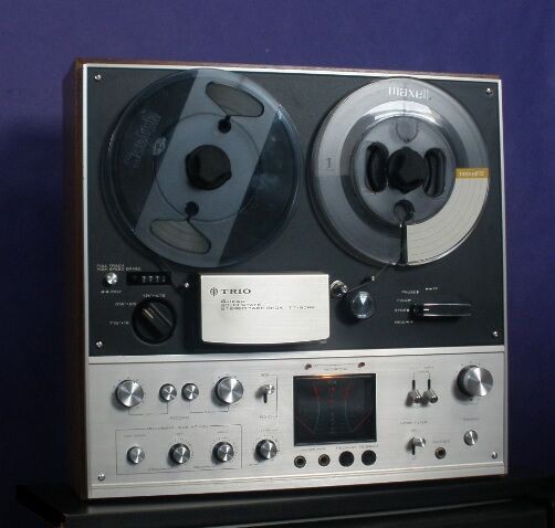 TRIO オープンリールデッキ KW-5077 オートリバース テープデッキ 動作未確認 ジャンク品 当時物 レトロオブジェ トリオ 札幌市 新道東店 TRIO オープンリールデッキ KW-5077 オートリバース テープデッキ 動作