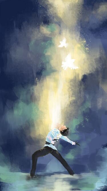 氷の絵師たち : 金色の翼にのって ～羽生結弦選手をずっと応援～