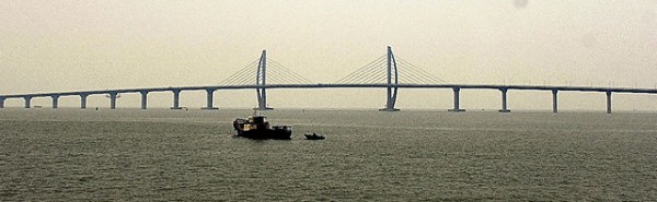 世界最長の海上橋 工事佳境 総費用1 6兆円 香港 珠海 マカオ サイクリング ウォーキング