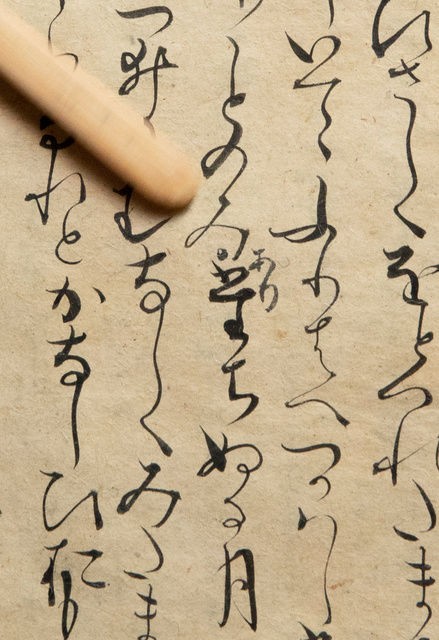 源氏物語 定家の写本発見 光源氏と紫の上が出合う「若紫」の巻