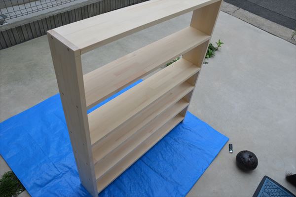 壁面cdラックを作る その5 仕上げの塗装 Diyの初心者が気付いたことを書く 壁面cdラックを作る その5 仕上げの塗装 Diyの初心者が気付いたことを書く