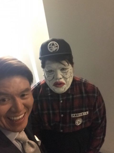 ダブルヒロミ ヒロミ 白塗りモノマネ のくっきーと2ショット 爆channel