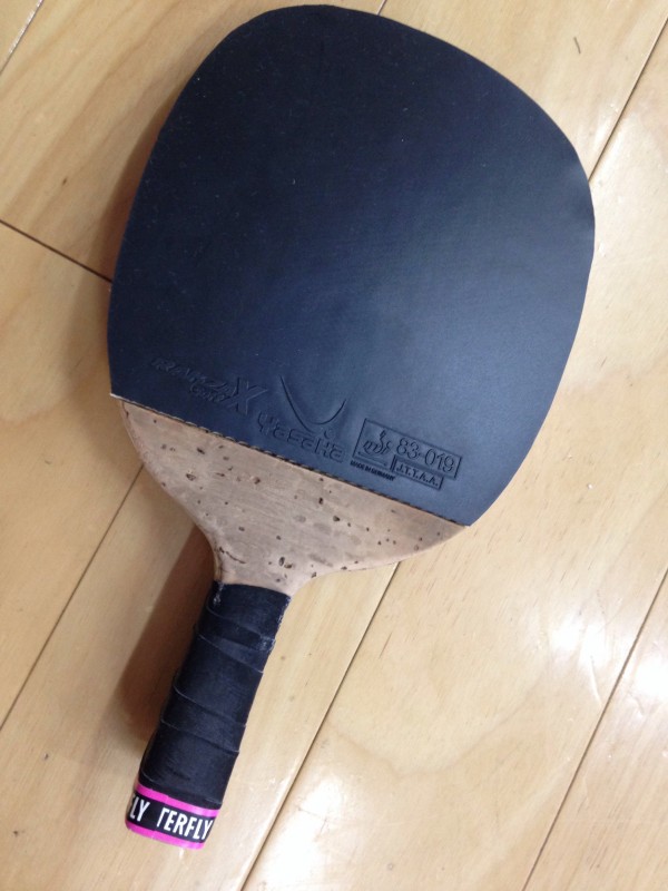 バタフライ特注ラケット