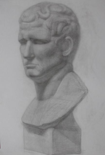 石膏デッサン アグリッパ 仮設ブログ