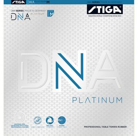DNAプラチナM【STIGA】‐働くカットマン : 卓球ラバーレビュー[卓球用品