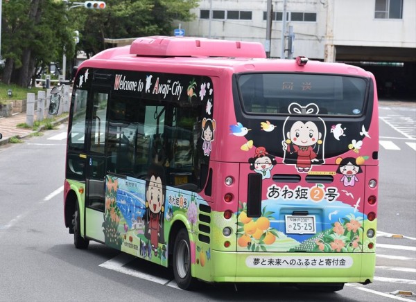 淡路市 あわ神あわ姫バス（本四海峡バス） : ad-car's ラッピングデス