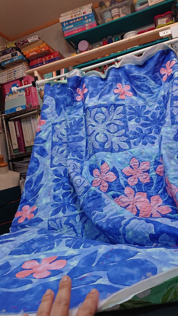 気合い☆数ヶ月かかるキルティングを開始！2☆キャシーと