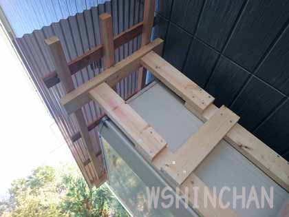 Diy エコキュートタンクの屋根付きカバーを作る 防寒 耐寒対策 太陽光発電 Wshinchan Next