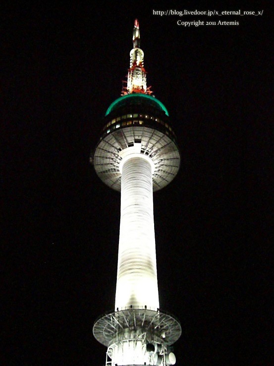 Nソウルタワー 絶景夜景 外から丸見えのトイレ 南山公園 韓国 9 Eternal Rose エターナルローズ