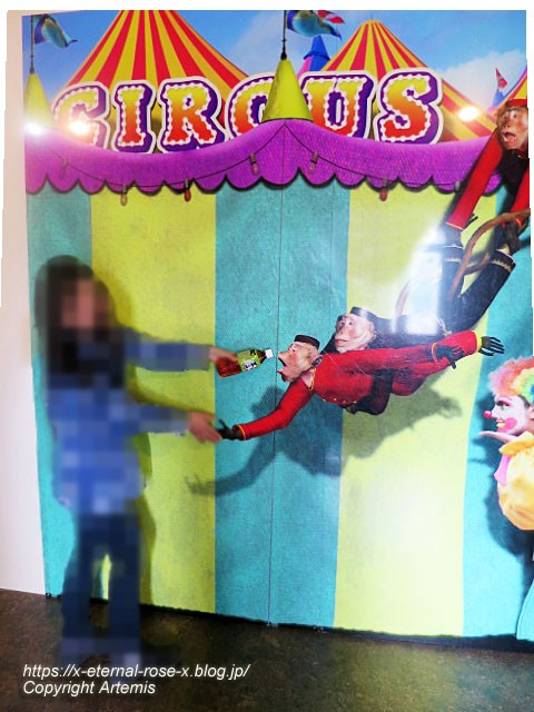 油彩画 西宮正雄「サーカス」 油彩画 西宮正雄「サーカス」