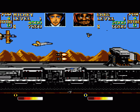 Amigaのゲーム U N Squadron エリア８８ Amiga10と楽しい仲間たち