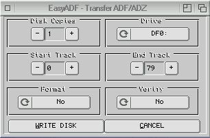 Amigaのソフト Easyadf Amiga10と楽しい仲間たち