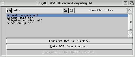 Amigaのソフト Easyadf Amiga10と楽しい仲間たち