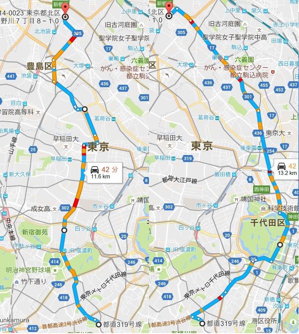 麻布十番商店街から板橋駅近辺までは 東京23区武三タクシー時短営業データと役立つ情報