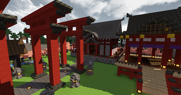 Minecraft りんごさんの建築紹介 和風建築その壱 りんごのminecraft