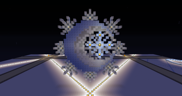 Minecraft りんごさんの建築紹介 雪の結晶 りんごのminecraft