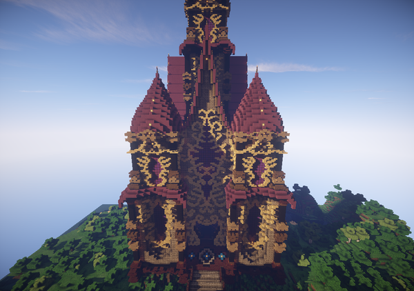 Minecraft りんごさんの建築紹介 お城の内装 りんごのminecraft