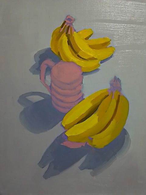 最新作特価】 星野 静物画 バナナ 絵画 油絵 油彩の通販 by Sam's shop