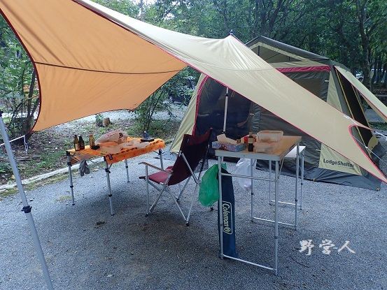 キャンプ場の裏山で 殺しの天使に出会う 野営人