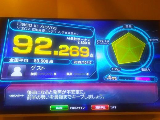 カラオケ 253回目 254回目 719系の小部屋