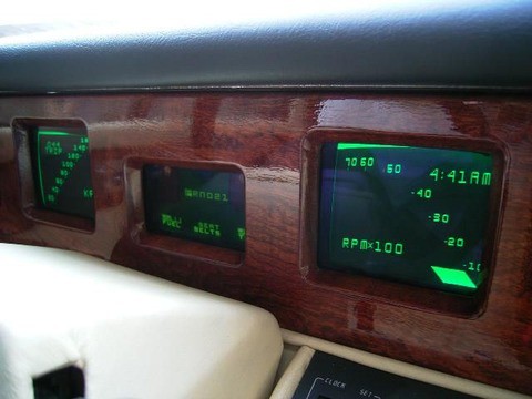 ぶ ブラウン管のデジタルメーターだと ヤフオク自動車商会