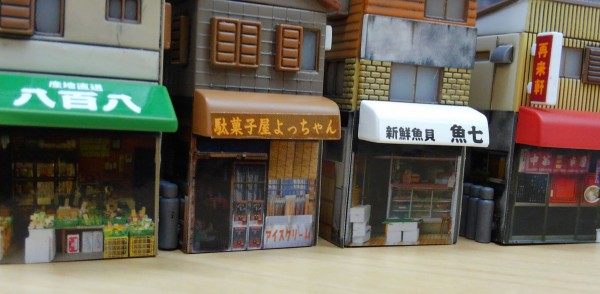 夕焼け下町商店街一丁目の改造。男はつらいよプロジェクト124 : 1/150