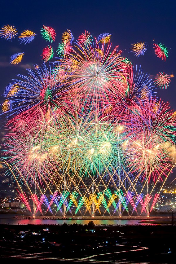 熊本地震復興祈願 第30回記念 やつしろ全国花火競技大会 光の情景 Kyushu Photolog