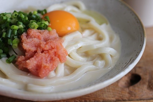 簡単3分 濃厚クリーミー明太釜玉豆乳うどん ビジュアル系フード Powered By ライブドアブログ