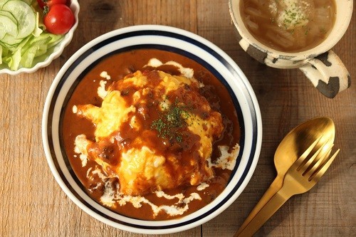 オムライスとオニオンスープ献立 ビジュアル系フード Powered By ライブドアブログ