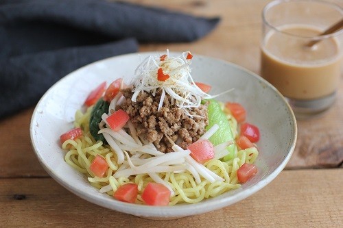 簡単タレで本格的 冷やし中華麺でトマト冷やし坦々麺風 ビジュアル系フード Powered By ライブドアブログ