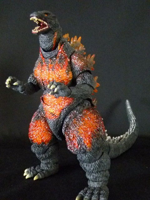 リペイント S.H.MonsterArts ゴジラ1995 デスゴジ バーニングゴジラ