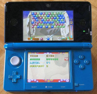 3dである意味はないけど 普通に面白い 3ds とびだす パズルボブル3d の感想 ゲーム脳人