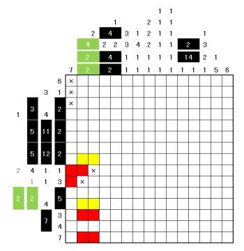 3ds ピクロスe3 のメガピクロスm30の解法 当然ネタバレ ゲーム脳人