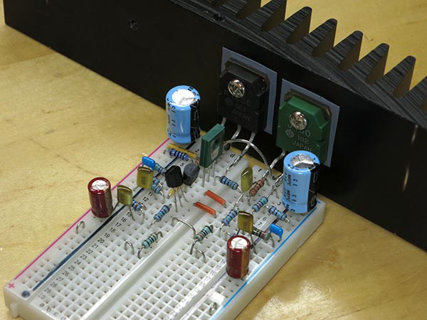USBアンプmini（3）差動パワーアンプ再実験 : のんびり自作
