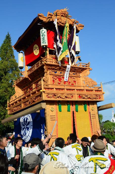 西条祭り11 御殿前 下町中だんじり 屋台 楽車 伊曽乃神社祭礼 異景