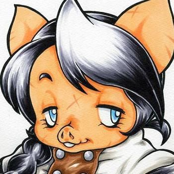 ブラックリンガーさんの会話用イラスト完成 新 鉱山オークの里