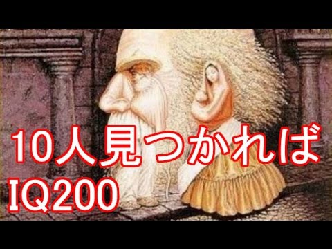 Iqテスト これがわかれば Iq150越え 頭の良さがわかるテストまとめ あなたはいくつわかりますか だまし絵 トリックアート Iq0越え も おもしろ情報ブログ