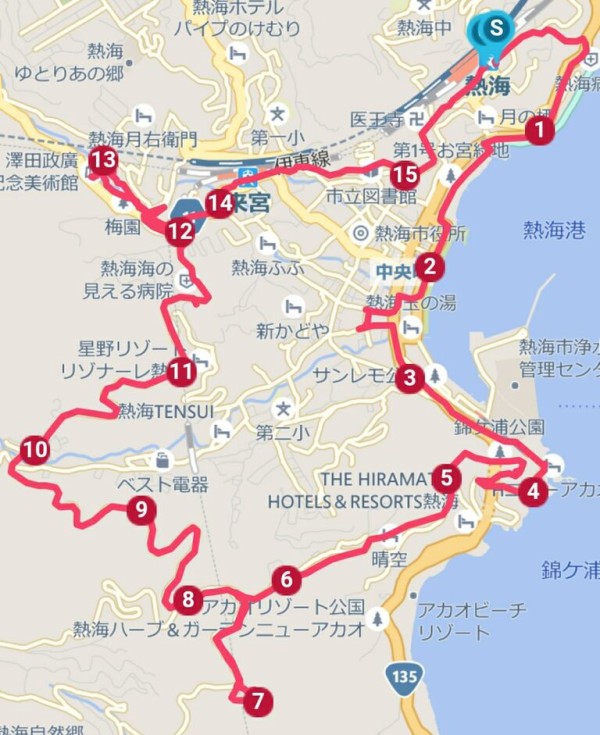 熱海市街をランニングで観光スポット巡り 徒然なるランニングとお酒のblog