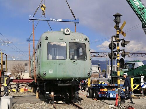 第1003回 さようならカエル君 5000形電車の旅立ち 白かえる通信 きて みて はっけん 上高地線