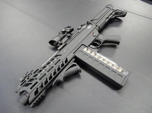 SGR-12 スレッジハマー ブラック ショットガン SGR-12 - 電動ショットガン | 東京マルイ エアソフトガン情報サイト