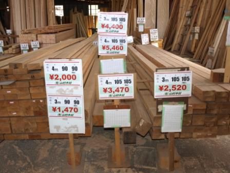 木材価格 山村木材 つぶやきブログ
