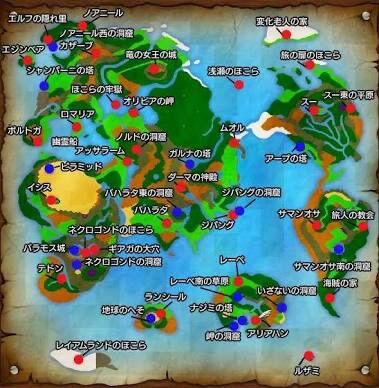 ドラクエ3の世界地図を現実の地図と照らし合わせた結果wwwwwwwwwwww あまゲー速報