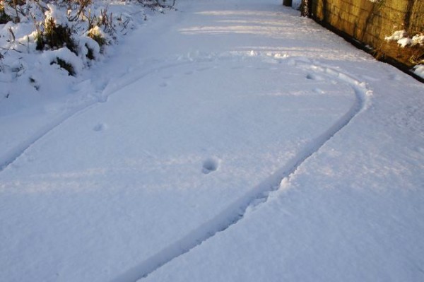 雪景色 土のうた