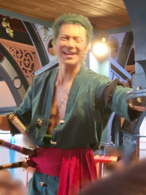 2025年9月USJ】幸運続きだった1日目⑧サンレス出演キャラ（ゾロ